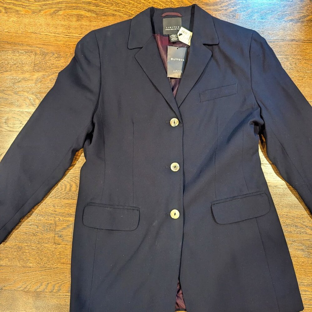 Limited NWT Large Tie Back Blazer Navy
